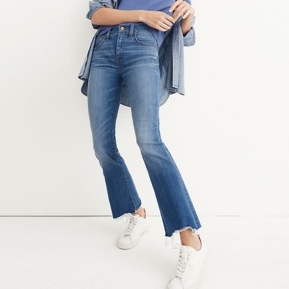 Madewell Cali Demi-Boot Jeans: Destructed-Hem Ed - Picture 2 of 11